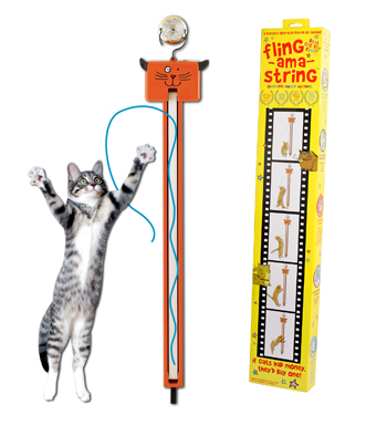 automatic string cat toy